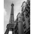 thumbnail image 2 of Anonymous 20x24 Black Ornate Wood Framed with Double Matting Museum Art Print Titled - Approaching the Eiffel Tower, 2 of 4