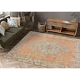 thumbnail image 2 of Soft Rug, Office Decor Rug, Area Rugs, Medallion Rug, Orange Rugs, Moroccan Design Rug, Oriental Rugs, Salon Rug, Nursery Rug, Turkish Rug, 2.6'x4' - 80x120 cm, 2 of 8
