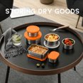 thumbnail image 4 of Dopebox Stainless Steel Snack Containers, Food Storage Containers With Silicone Lid, Leakproof Snack Bento Box, Reusable Small Portable Salad Bento Box, for Work and Travel (C), 4 of 11