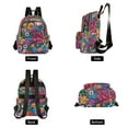 thumbnail image 4 of FORMRS Mini Backpack Purse for Women Travel Daypack Casual Shoulder Bag, Charming Floral Pattern, 4 of 7