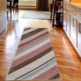 thumbnail image 2 of Vintage Decorative Rug, Diagonal Stripes on Old Aged Design Grungy Background Abstract Print, Quality Carpet for Bedroom Dorm and Living Room, 6 Sizes, Pale Tan, by Ambesonne, 2 of 2