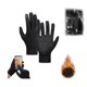 thumbnail image 5 of Guardurnaity Guantes de invierno cálidos para hombres ciclismo | Tecnología de pantalla táctil | Guantes Ciclismo Hombre Negro Gris Colores guantes y mitones Negro METRO, 5 of 6