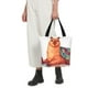 thumbnail image 5 of Balery Cozy Knitting Llama Bolsa de Hombro con Diseño, Bolsa Grande y Duradera, Bolsa Versátil para Compras, 5 of 6