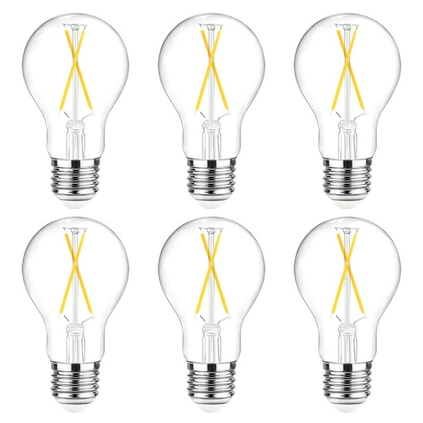Bombillas LED DAYBETTER Edison Vint A19 No Regulables 60 W blanco 5000 K base E26 800 lm