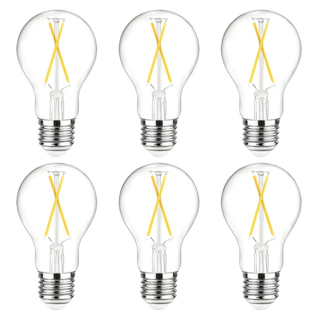 Bombillas LED DAYBETTER Edison Vint A19 No Regulables 60 W blanco 5000 K base E26 800 lm