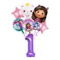 thumbnail image 3 of Decoraciones para fiestas de cumpleaños de muñecas de Gabbys, vajilla, manteles, fondo, vasos de papel, platos, globos de gato, regalos para niños, 3 of 5