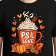thumbnail image 3 of Pumpkin Spice Latte Coffee T-Shirt – Fall Season Theme – Casual Autumn Wear, 3 of 6