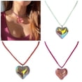 thumbnail image 2 of Giaone Trendy Love Heart Necklace Portable Glass Choker Birthday Present for All Ages, 2 of 13
