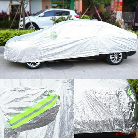 Billet Aluminum Cam Cover - Aluminum Coating Full Car Cover Outdoor Waterproof Sun UV Dust Rain Resistant Protection, Car Cover Sun Protection, UV Resistant Car Cover