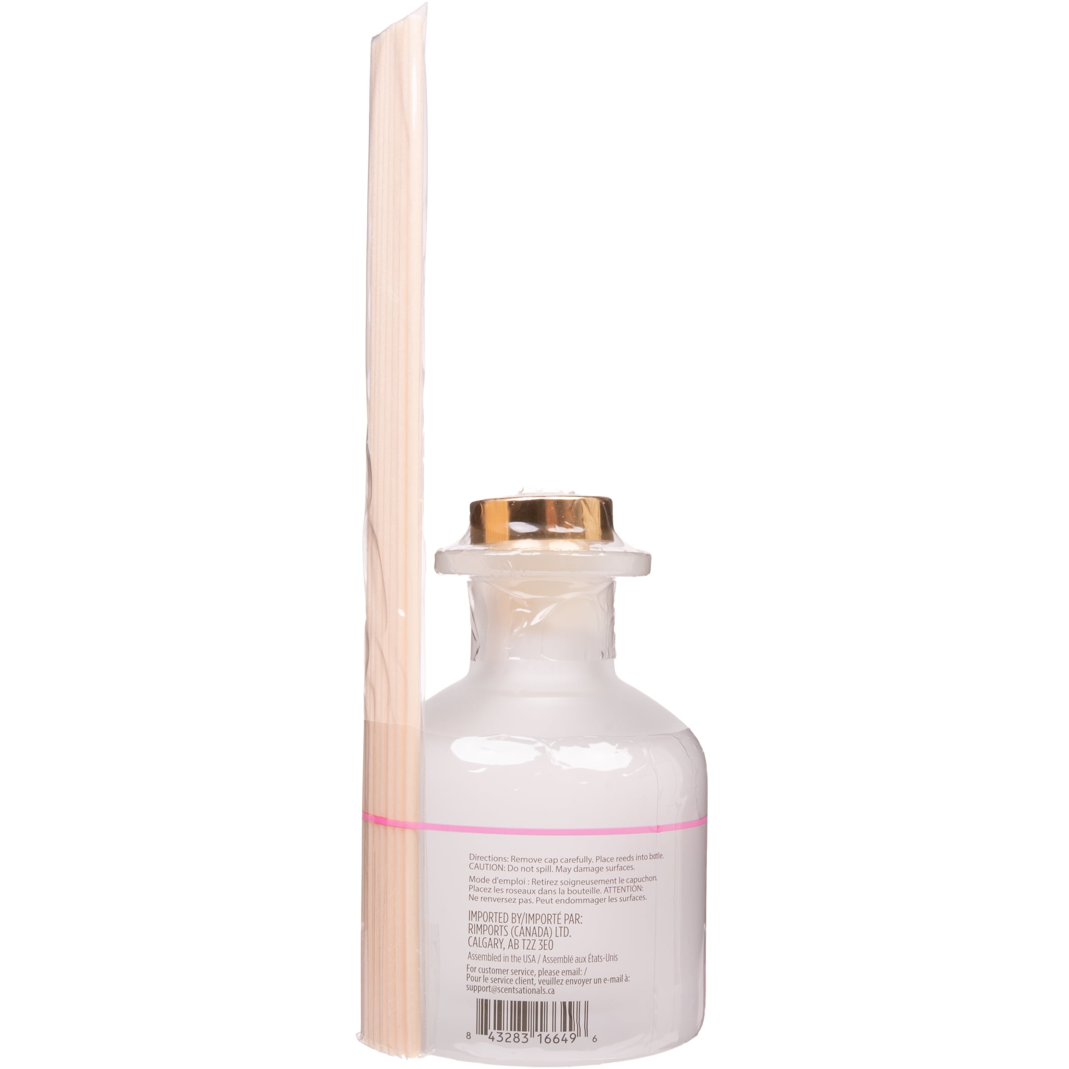 Diffuseur de roseaux ScentSationals - Lys Blanc & Cerise RIMPORTS CANADA REED SCTS LYS BLNC &