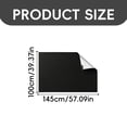 thumbnail image 3 of Cozeii Blackout Curtain, Stick On Window Shade, Cuttable Privacy Blind for Bedroom, Living Room, Rental, Travel, Dorm Window, Privacy Cover, 57.1x118 Inch, A, 3 of 9