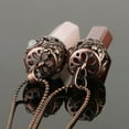 thumbnail image 2 of Natural Crystal Stone Pendants Antique Copper Column Energy Female Men Necklaces, 2 of 6