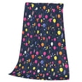 thumbnail image 3 of Bingfone Colored Balloons Print Flannel Fleece Blanket Throw Blanket For Bed,Sofa,Couch,Travel,Camping(80"X60"), 3 of 9