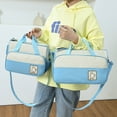 thumbnail image 3 of Ensemble de Sacs à Couches Imperméables Durable et Élégant pour Voyage, Maternité, Sac à Langer à Roulettes, Rouge, 3 of 9
