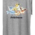 thumbnail image 3 of Pokémon - Eevee and Eeveelutions Group  -  Women's Short Sleeve Graphic T-Shirt, 3 of 5