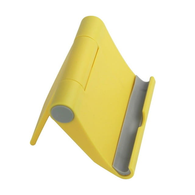 MasteelfCA Support Universel Pliable pour Cellulaire, Tablette, Téléphone Intelligent, Tablette MP5 et Plus d'Appareils (Jaune)