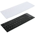 thumbnail image 4 of Key Board Decal, Dustproof Black Background Keyboard Sticker Waterproof Korean  for Desktop for 10-17in Laptop for Notebook, 4 of 7