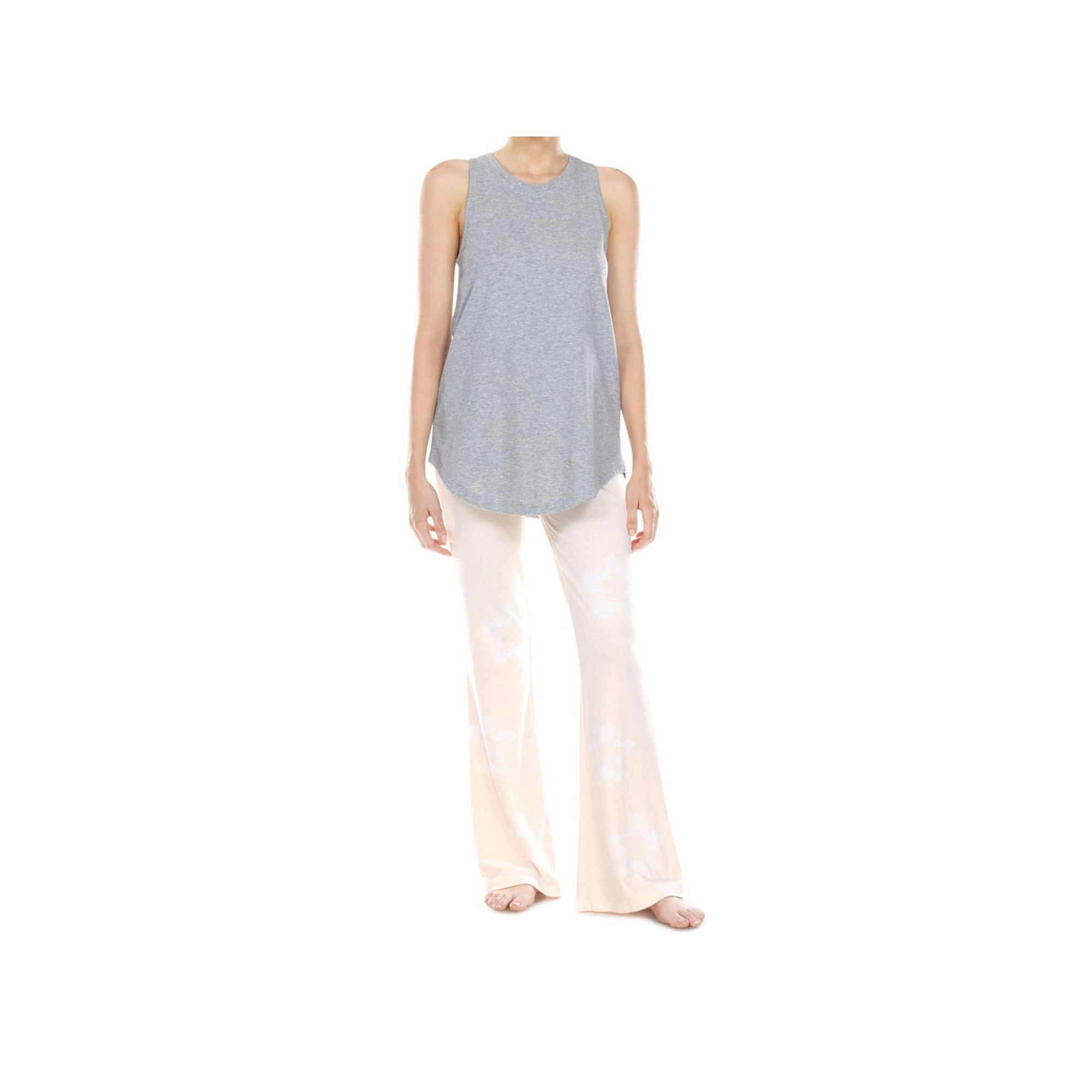 HONEYDEW Intimates Gray Slub Tank Sleep Shirt Pajama Top S