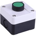 thumbnail image 1 of Caja de control del interruptor de botón, interruptor de botón resistente a la intemperie, abridor de puerta verde, interruptor momentáneo oso de fresa Electrónica, 1 of 5