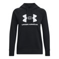 thumbnail image 1 of Under Armour Sudadera con Capucha Deportiva Rival Fleece Big Logo para Mujer Talla CH Color Negro, 1 of 6