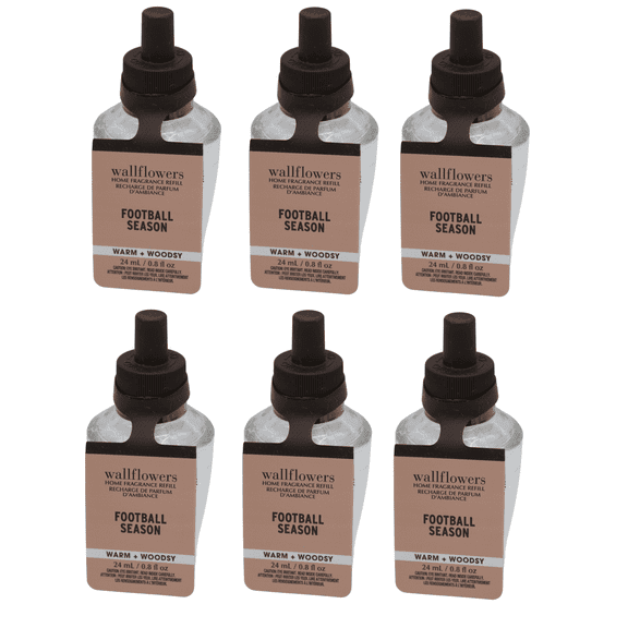 Football Season Wallflower Fragrance Refill by Bath & Body Works - Pack of 6