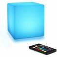 thumbnail image 1 of Luz nocturna LED con forma de cubo luminoso de 10 cm para niños con control remoto, regulable ajustable, 16 colores de iluminación, lámpara de noche que cambia de color, lámpara de humor, 1 of 5