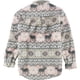 thumbnail image 2 of P.J. Salvage Womens Printed Sherpa Button Down Pajama Tops, blush, L, 2 of 2