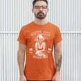thumbnail image 3 of Tee Hunt Marilyn Monroe Outlaw Forever T-Shirt Biker Live to Ride Motorcycle Men's Tee, Orange, Small, 3 of 5