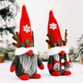 thumbnail image 4 of Christmas Gnomes Plush Decorations Gift Handmade Scandinavian Tomte Stuffed Santa Xmas Decor for Home Farmhouse Tiered Tray, 4 of 6
