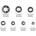 thumbnail image 3 of Boîte de Rangement Exquise pour Votre Assortiment de Fixations Durables, Absorption des Chocs Isolation Interne Rondelles Starlock pour Applications Variées (280 Pcs), 3 of 5