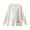 WRQ1-Beige, variant on Women's Maternity Shirts Long Sleeve Texture Pregnancy Tunic Tops Dressy Casual Crew Neck Split Hem Loose Maternity Clothes