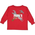 thumbnail image 3 of Inktastic Papa Little Helper Boys Long Sleeve Toddler T-Shirt, 3 of 5