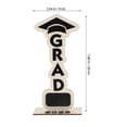 thumbnail image 2 of BEADCEST 2pcs Congrats Grad Wooden Table Centerpieces Decorative For Graduation Events 2025, 2 of 6