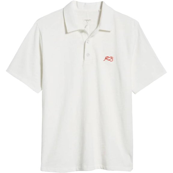 Rag & Bone Love Rb Classic Flame Polo White