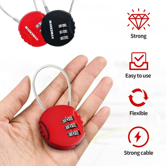 tredstone 2pcs/set Versatile Combination Lock For Various Applications Easy To Combination Padlock Portable 1Set