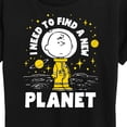 thumbnail image 3 of Peanuts - Another Planet - Women's Short Sleeve Graphic T-Shirt, 3 of 6