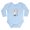 Sky Blue, variant on CafePress - Kiniart Fluffybutt Wes Long Sleeve Infant Bodysuit - Long Sleeve Cotton Baby Bodysuit