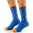 thumbnail image 2 of Men's Fashion Combed Cotton Funky Dress Socks, 2 of 7