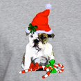 thumbnail image 3 of CafePress - English Bulldog Christmas T Shirt - Fitted T-Shirt, Vintage Fit Soft Cotton Tee, 3 of 4