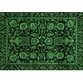 thumbnail image 1 of Ahgly Company Indoor Rectangle Abstract Emerald Green Modern Area Rugs, 8' x 12', 1 of 4