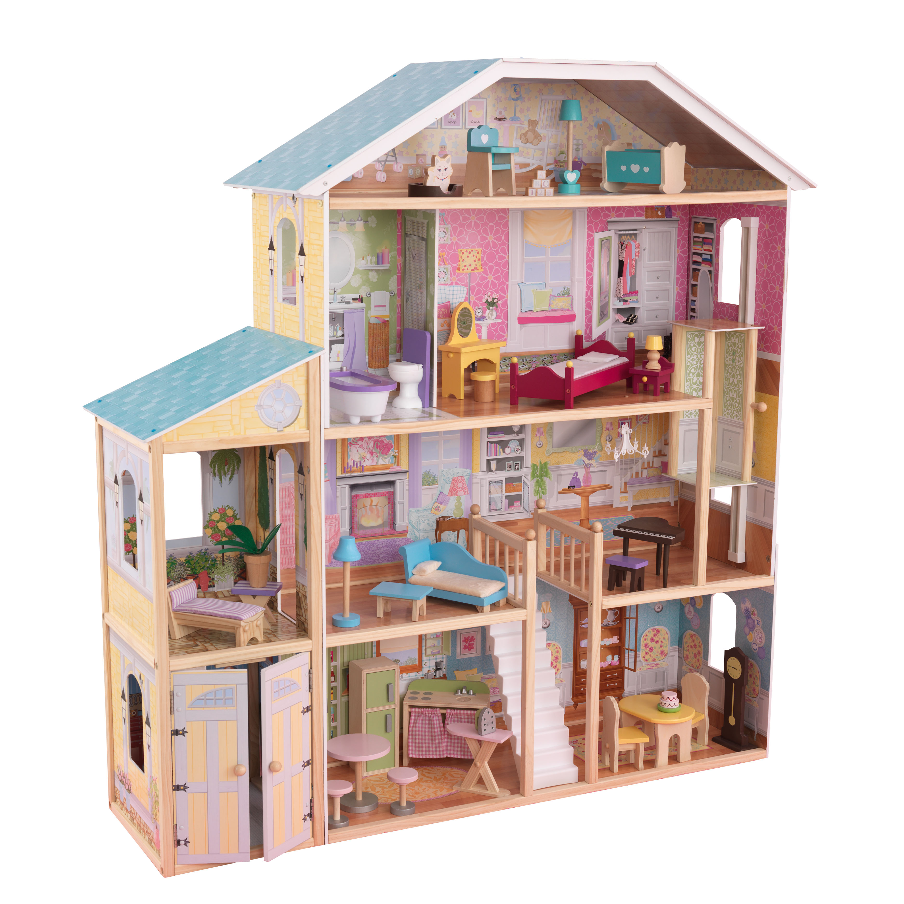 KidKraft Majestic Mansion Wooden Dollhouse with 34 Accessories - image 5 of 9