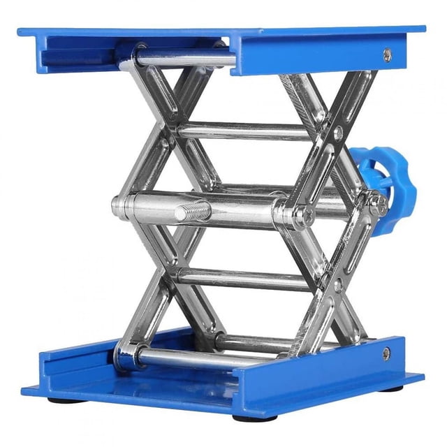 Lab Jack Scissor Lift,100*100mm aluminium oxide Lab-Lift Aluminum Lab Lifting Platform Laboratory Lifts Platform Stand Class Leading Features