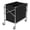 Black, variant on Heavy Duty Collapsible Laundry Cart Commercial Laundry Cart with Wheels, 12 Bushel Industrial Rolling Baskets Trucks with Steel Frame and Waterproof Oxford Cloth, for Home Organizer Storage