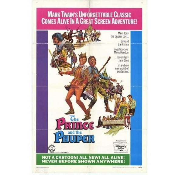 The Prince and the Pauper Movie Poster Print (27 x 40) - Item # MOVIH9298