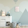 thumbnail image 2 of Stupell Industries Natural Hair Don't Care Phrase Pink Green Font Inspirational Painting Gray Framed Art Print Wall Art, 11 x 14, 2 of 7