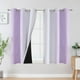thumbnail image 1 of Cortinas opacas Estelar Textiler, lila y blanco grisáceo, 137 x 137 cm, 1 of 9