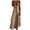 Khaki, variant on TJAZFJPA Dress for Wedding Guest Women Summer Sexy V Neck Suspender Long Dress Fashionable Printed Vacation Beach Dress Long Black Dress New Years Eve Dress for Women