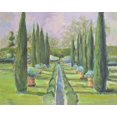 thumbnail image 2 of Stevens, Allayn 18x15 White Modern Wood Framed Museum Art Print Titled - Garden Path, 2 of 4