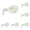 White5, variant on NANDIYNZHI Tape,2 Rolls Clear Durable Waterproof Tape Transparent Tape,Packing Tape,Painters Tape,Scotch Tape,Transparent Tape,0.5 Inch x 27.9 Ft,Suitable for Home Office Strong Tape,Style White2