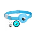 thumbnail image 1 of Collar Billuyoard seguimiento de mascotas con rayas reflectantes Negro, 1 of 6